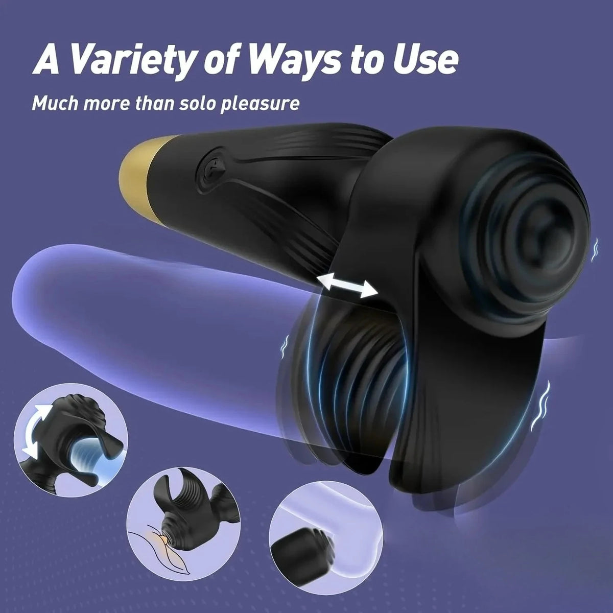 LUVESSYA PULSE™ | Wand Vibrante Ergonomica in Silicone – 7 Modalità – Ricaricabile IPX6