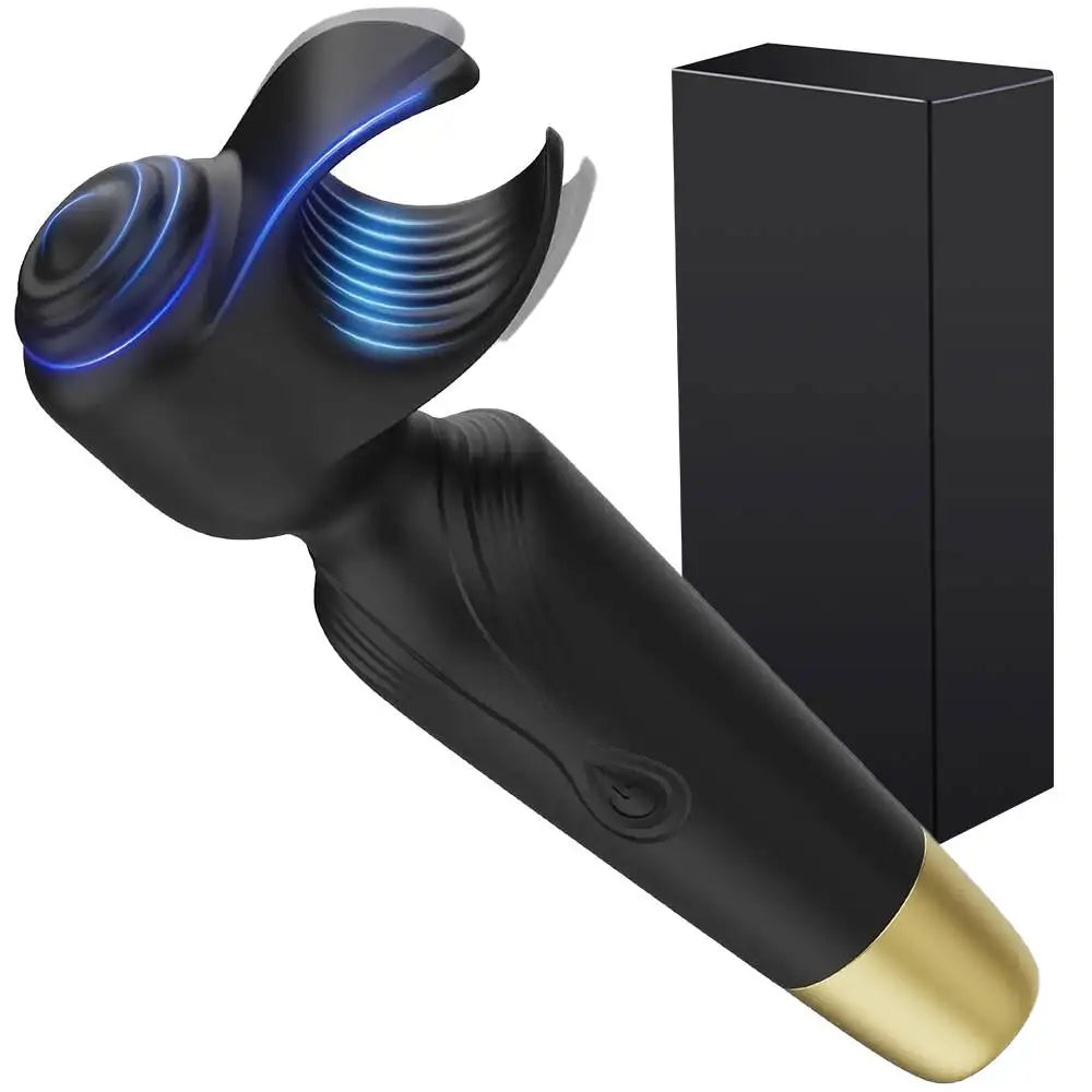 LUVESSYA PULSE™ | Wand Vibrante Ergonomica in Silicone – 7 Modalità – Ricaricabile IPX6