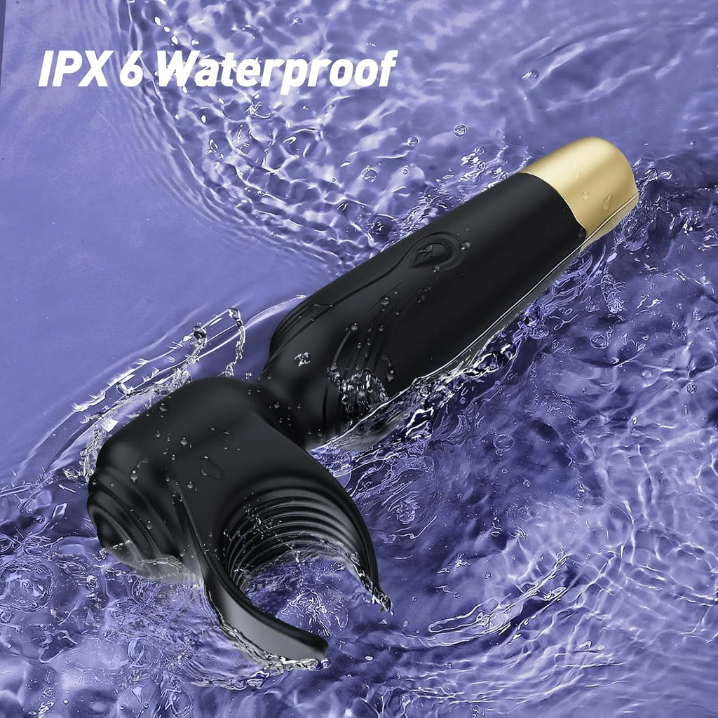 LUVESSYA PULSE™ | Wand Vibrante Ergonomica in Silicone – 7 Modalità – Ricaricabile IPX6
