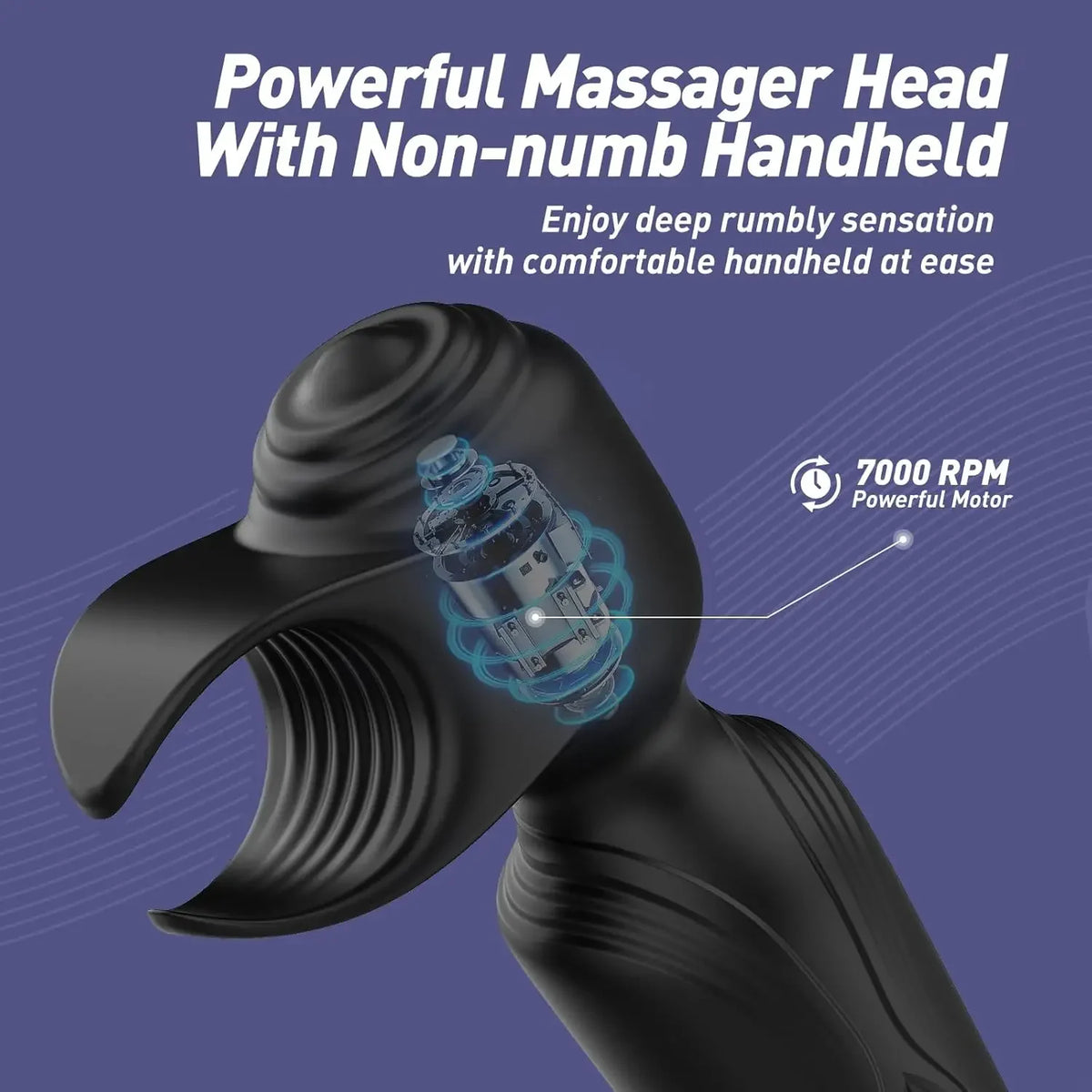 LUVESSYA PULSE™ | Wand Vibrante Ergonomica in Silicone – 7 Modalità – Ricaricabile IPX6
