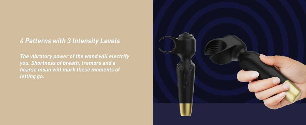 LUVESSYA PULSE™ | Wand Vibrante Ergonomica in Silicone – 7 Modalità – Ricaricabile IPX6